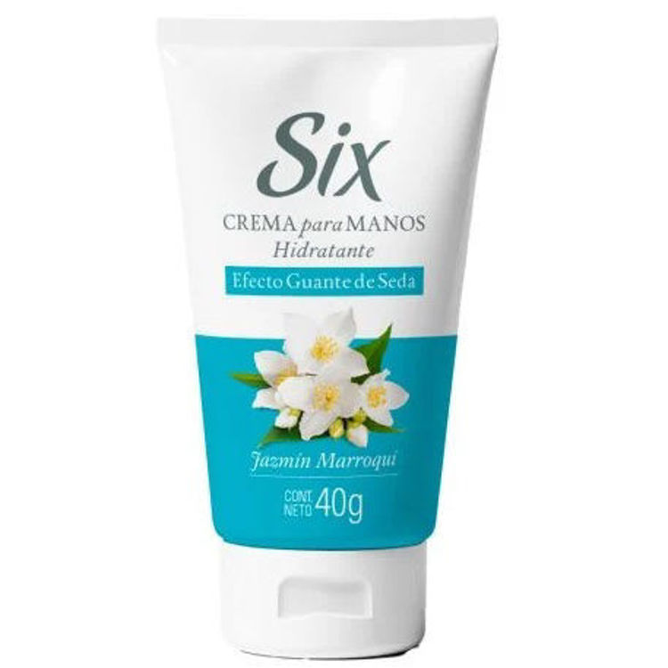 Imagen de Six Crema De Manos Efecto Seda Jazmín Marroquí 110 gr