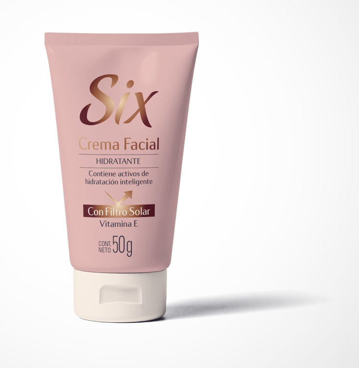 Imagen de Six Crema Facial Hidratante con Filtro Solar 50 ml