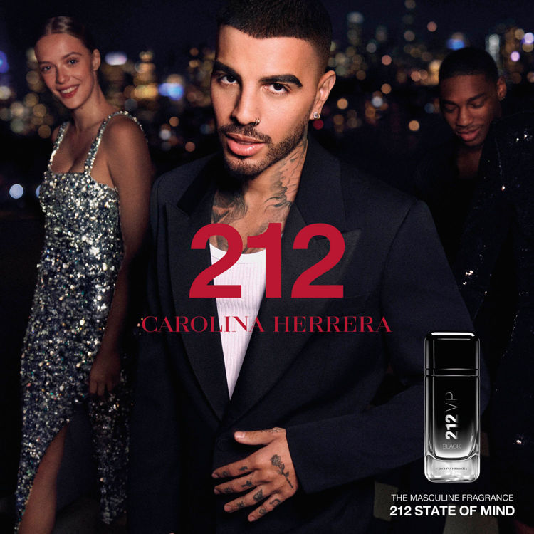 Imagen de Carolina Herrera 212 Vip Black  Perfume de Hombre 200 ml