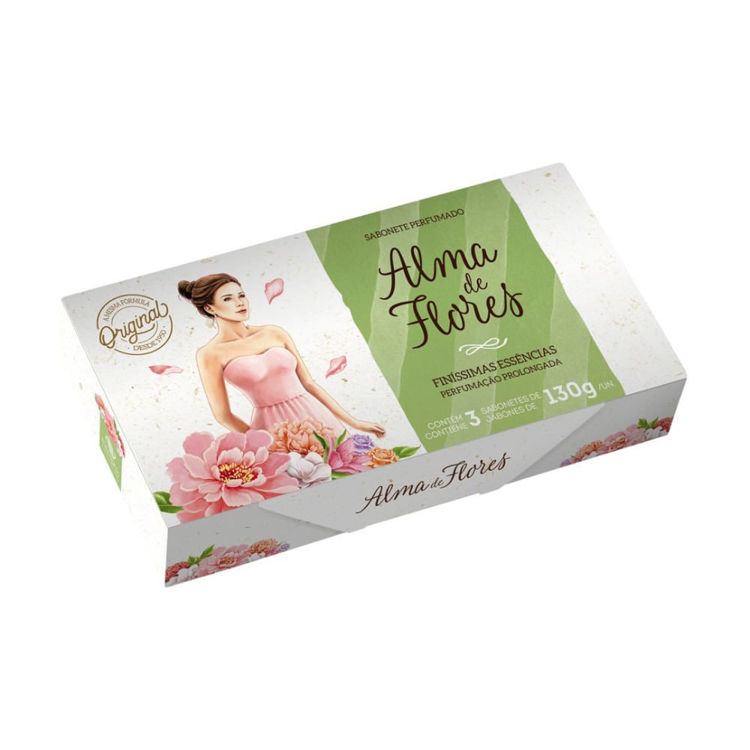 Imagen de Alma De Flores Estuche de 3 Jabones – Finísimas Esencias
