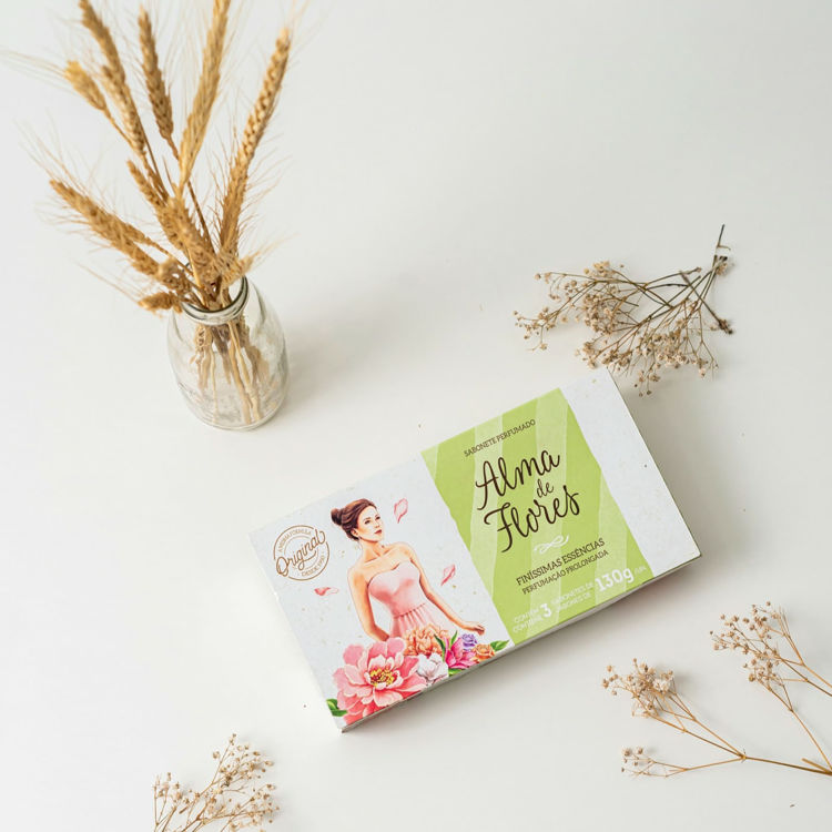 Imagen de Alma De Flores Estuche de 3 Jabones – Finísimas Esencias