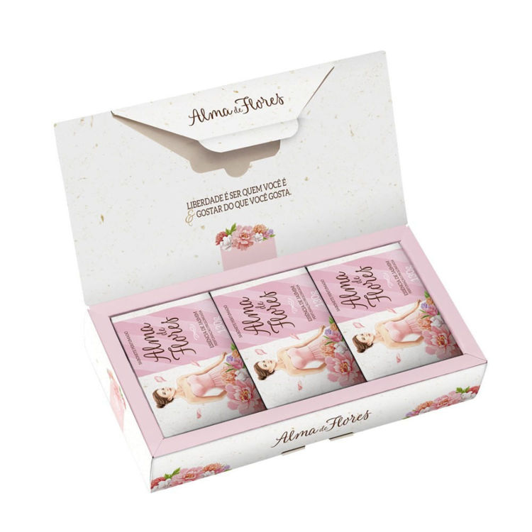 Imagen de Alma De Flores Estuche  con 3 Jabones - Jazmin