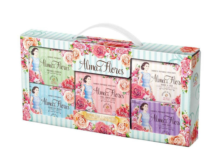Imagen de Alma De Flores Estuche  con 5 Jabones
