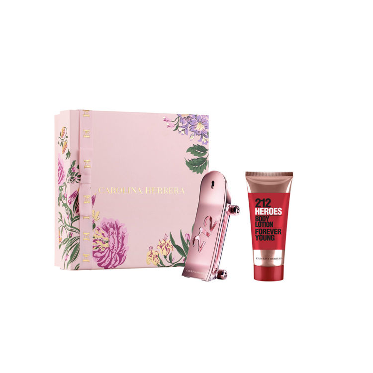 Imagen de Carolina Herrera Estuche 212 Heroes Perfume de Mujer 80 ml + Loción Corporal 100 ml