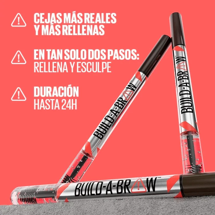 Imagen de Maybelline Delineador de Cejas  Build A Brow 2 en 1 - Soft Brown