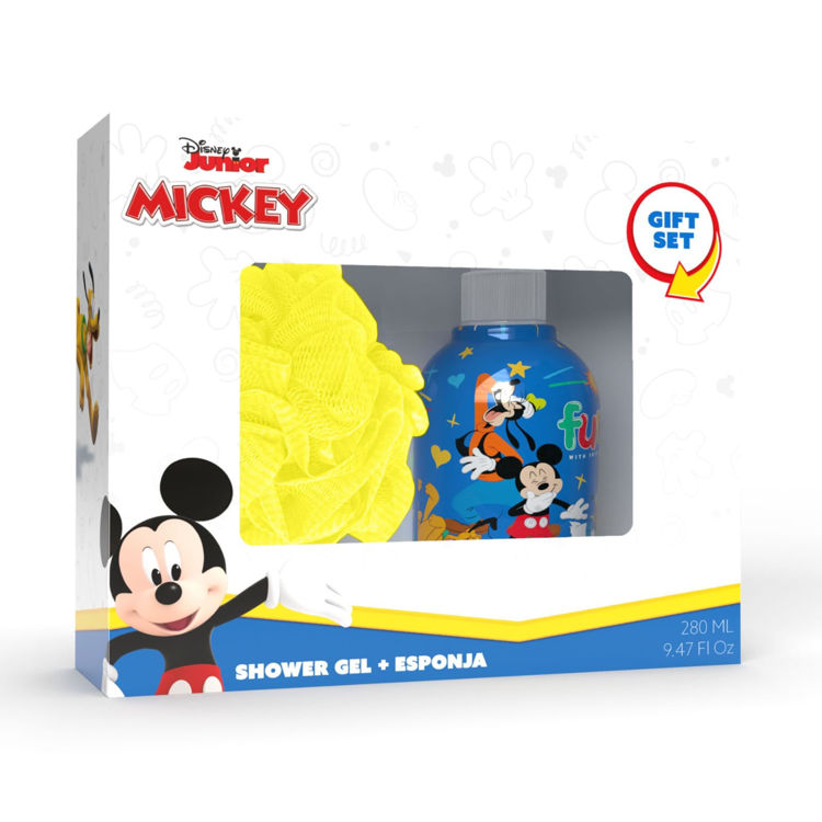 Imagen de Disney Estuche Mickey Gel de Ducha 280 ml con  Esponja