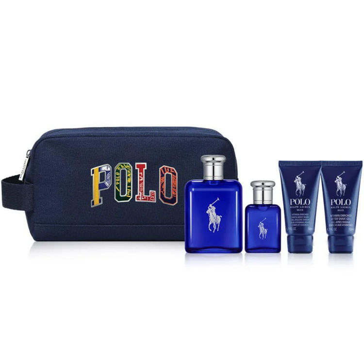 Imagen de Polo Ralph Lauren Estuche de Hombre Blue 125 ml + Perfume 40 + Shower  Gel + after