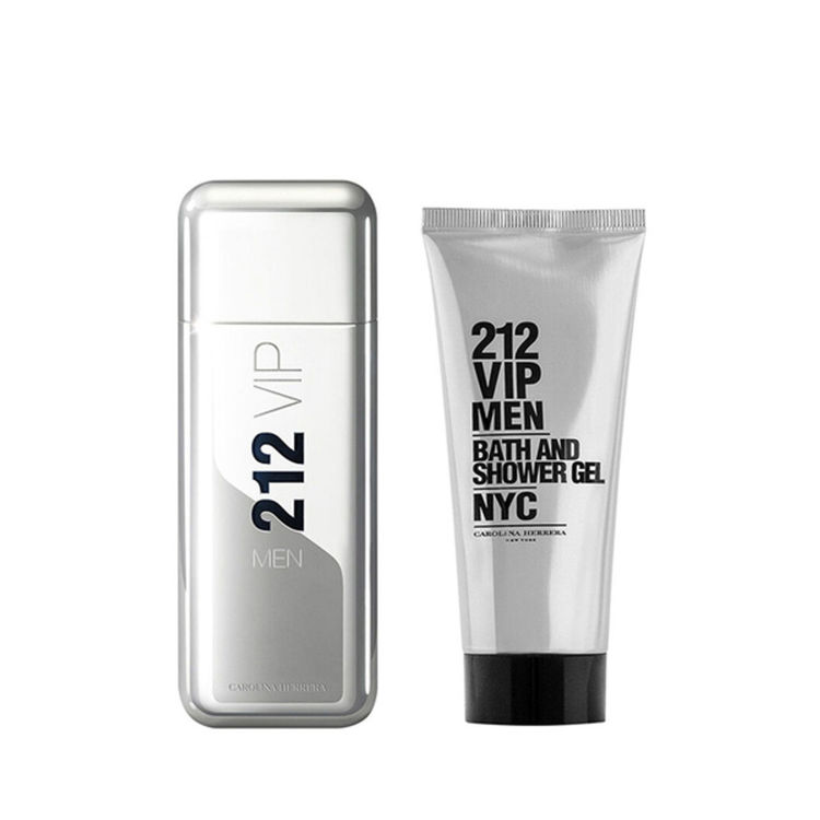 Imagen de Carolina Herrera Estuche  212 Vip Men  Perfume de Hombre 100 ml + Gel De Ducha