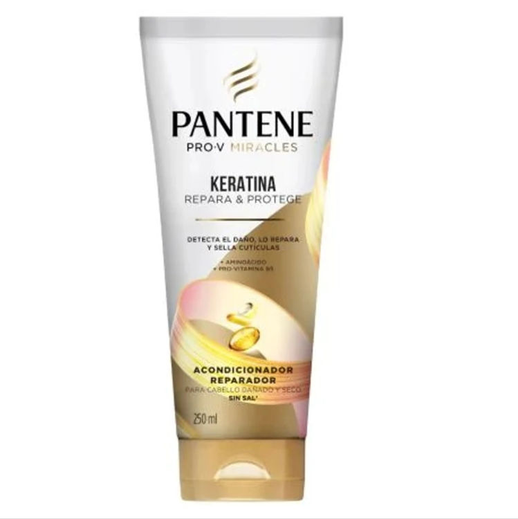 Imagen de Pantene Pro-V Miracle Acondicionador Keratina 250 ml - Sin Sal