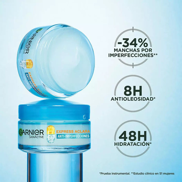 Imagen de Garnier Crema Hidratante En Gel Matificante Anti-imperfecciones Skin Active 50 ml