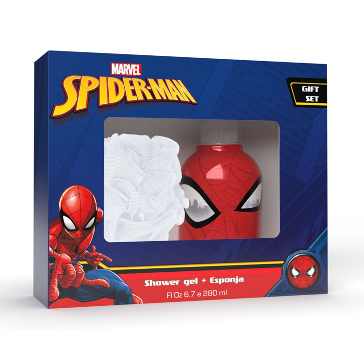 Imagen de Disney Estuche Spiderman Shower Gel con Esponja