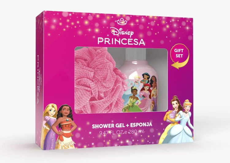 Imagen de Disney Estuche  Princesa Gel de Ducha 280 ml con Esponja