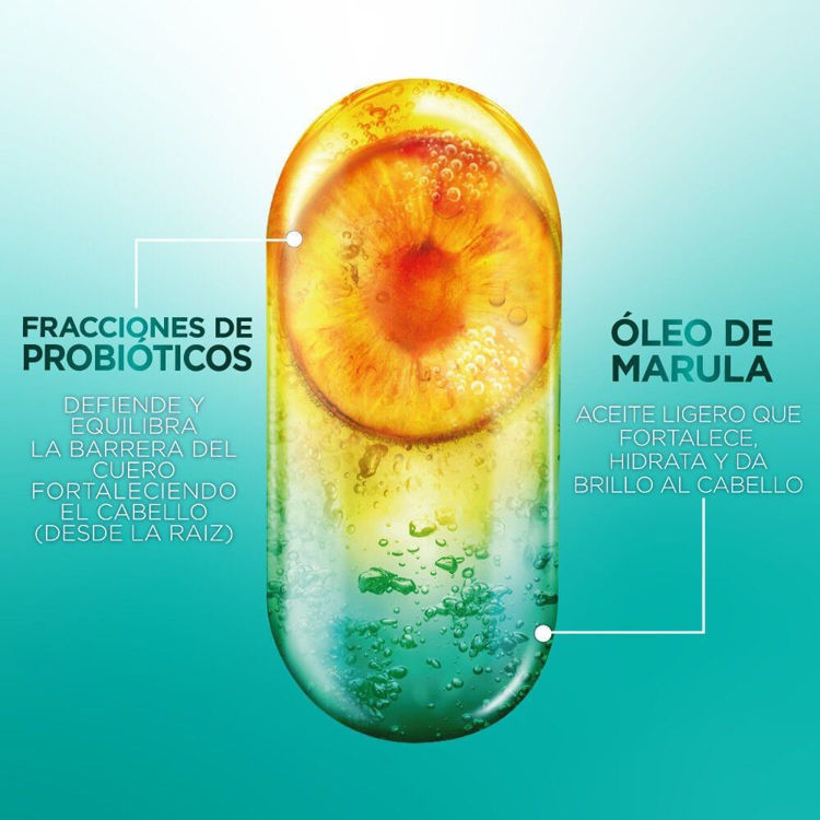 Imagen de Garnier Fructis Shampoo Probióticos Fuerza 650 ml