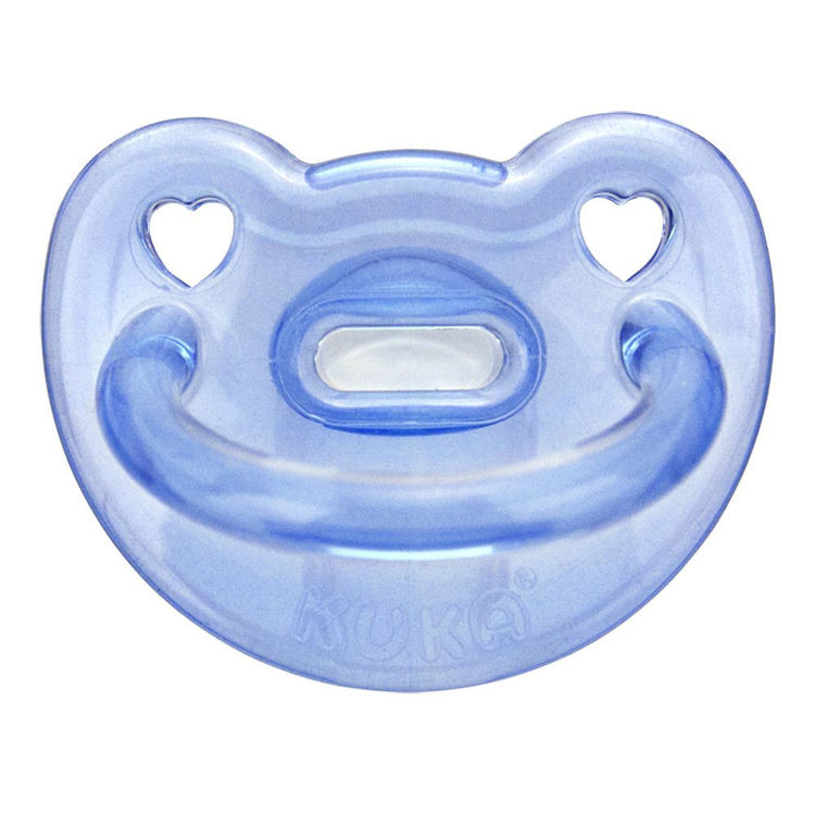 Imagen de Kuka Chupete Todo Silicona Anatomico Talle 1 Celeste 0 a 6 meses - 2701