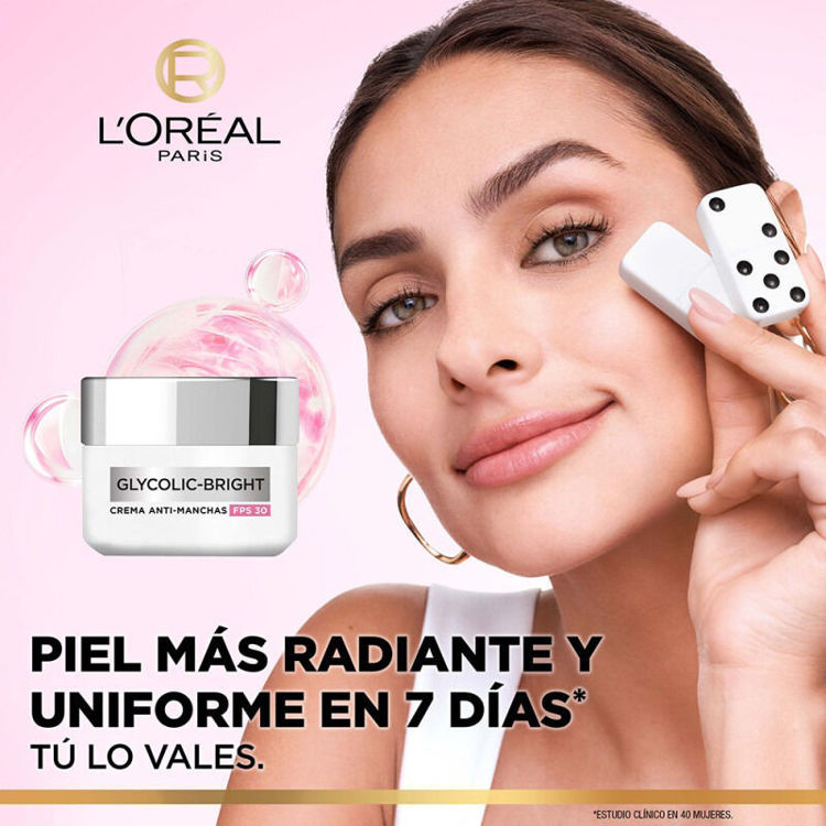 Imagen de L'Oreal París  Crema Día Glycolic Bright con FPS30 50ml