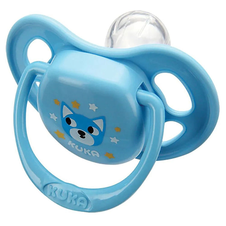 Imagen de Kuka Chupete Smart Redondo Tetina Silicona  Talle 1 Celeste -  0 a 6 meses 2321