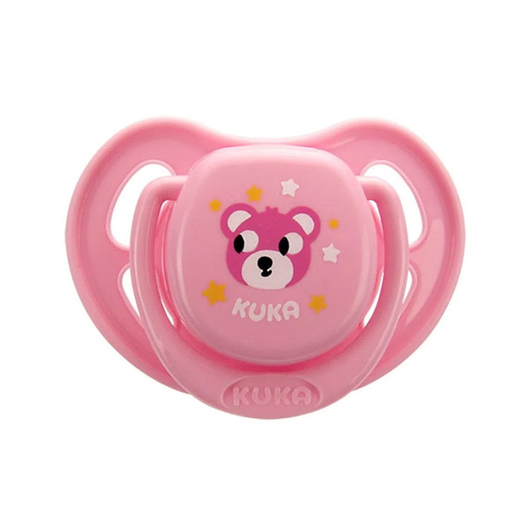 Imagen de Kuka Chupete  Smart Redondo Tetina Silicona  Talle 1 Rosado-  0 a 6 meses 2322
