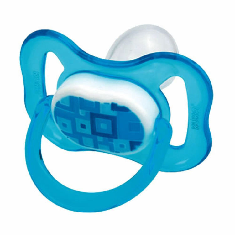 Imagen de Kuka Chupete Anatómico Decorado Mariposa   Talle 1 Celeste  0 a 6 meses  - 2061