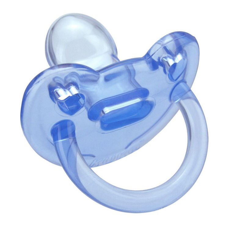 Imagen de Kuka Chupete Todo Silicona Anatomico Talle 2 Celeste + 6 meses - 2706
