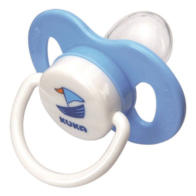 Imagen de Kuka Chupete  Decorado Anatomico Talle 2 Celeste  + 6 meses - 2486