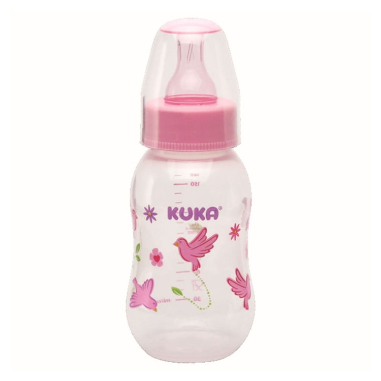 Imagen de Kuka Natural Plus Mamadera  70 ml Tetina Redonda Rosada