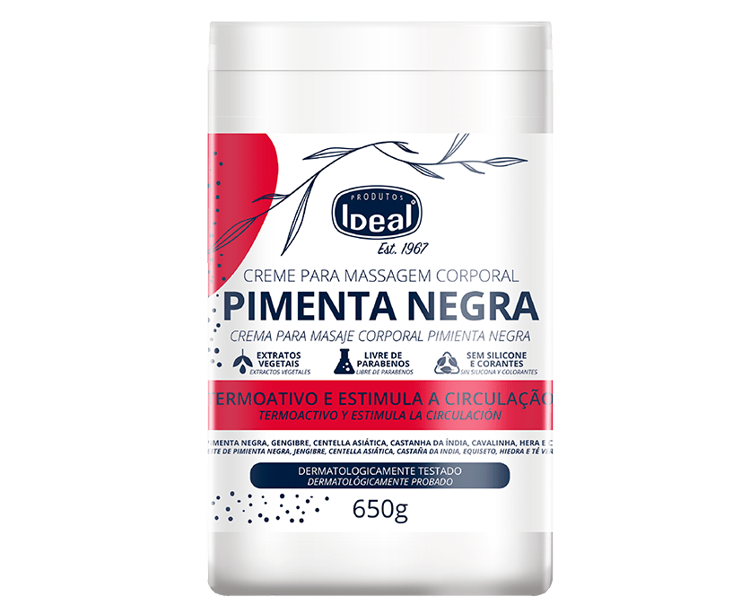 Imagen de Ideal Crema Termo Activa Con Pimienta Negra 650 gr