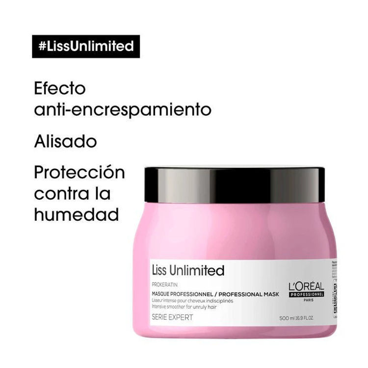 Imagen de L'Oréal Professionnel Serie Expert Liss Unlimited Máscara 250 ml