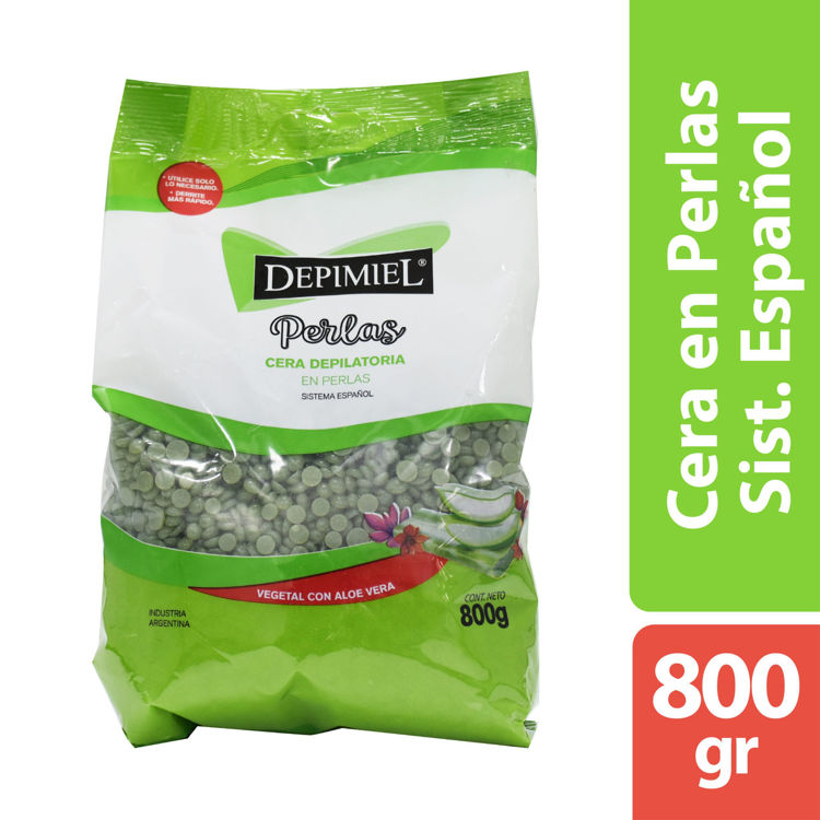 Imagen de Depimiel Cera Depilatoria  En Perlas  800 g - Aloe Vera