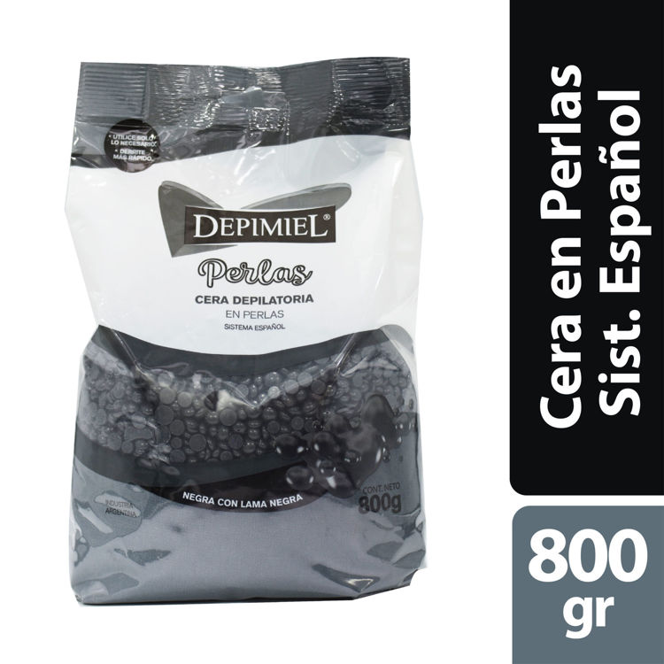 Imagen de Depimiel Cera Depilatoria En Perlas  800 G - Lama Negra