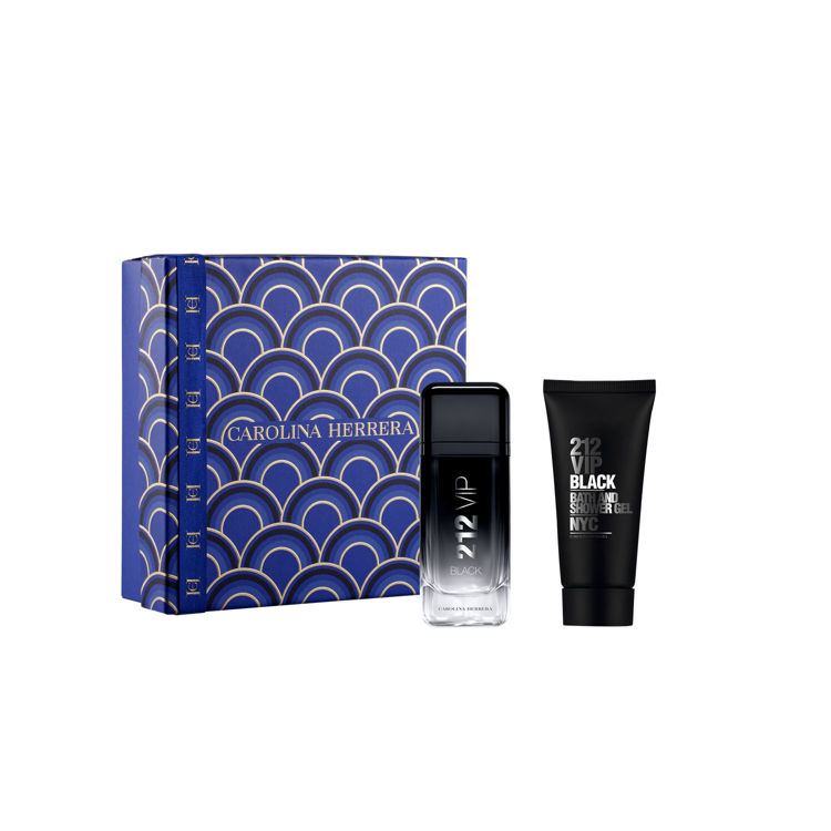 Imagen de Carolina Herrera Estuche 212 Vip Black Perfume De Hombre 100 Ml + Gel De Ducha