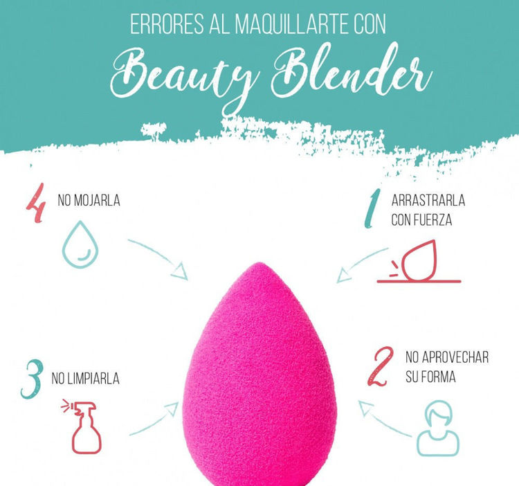 Imagen de Esponjas De Maquillaje Beauty Blender Pack x 8 - Huevera