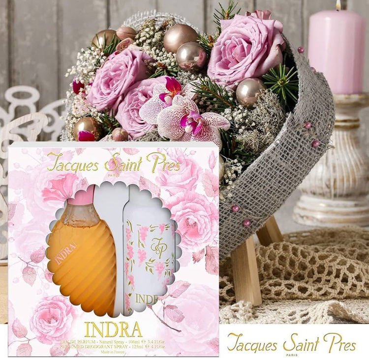 Imagen de Ulric de varens Indra Estuche Perfume de Mujer  100 ml + Desodorante en Aerosol 125 ml