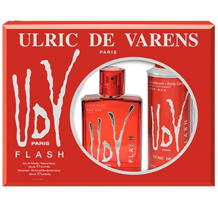 Imagen de Ulric de Varens  UDV Flash  Perfume de Hombre 100 ml + Desodorante 200 ml
