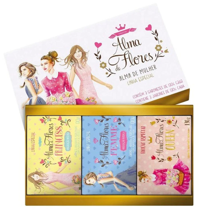 Imagen de Alma De Flore Estuche 3 jabones Alma de Mujer
