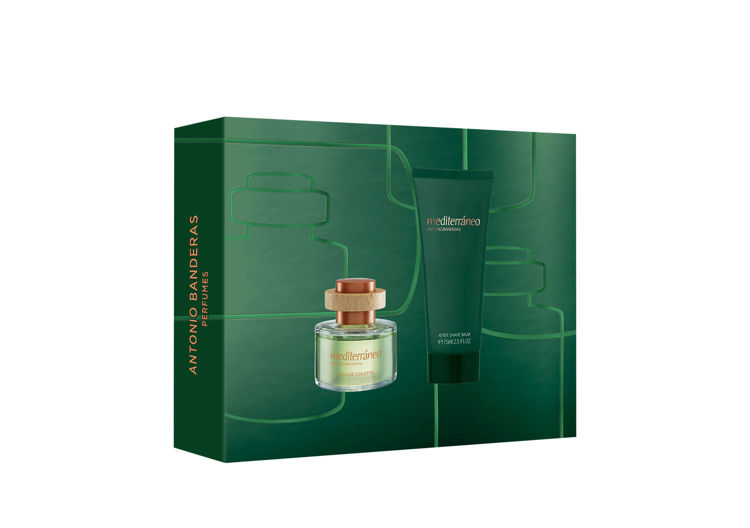 Imagen de Banderas Estuche  Mediterráneo Perfume de Hombre 50 ml + After Shave