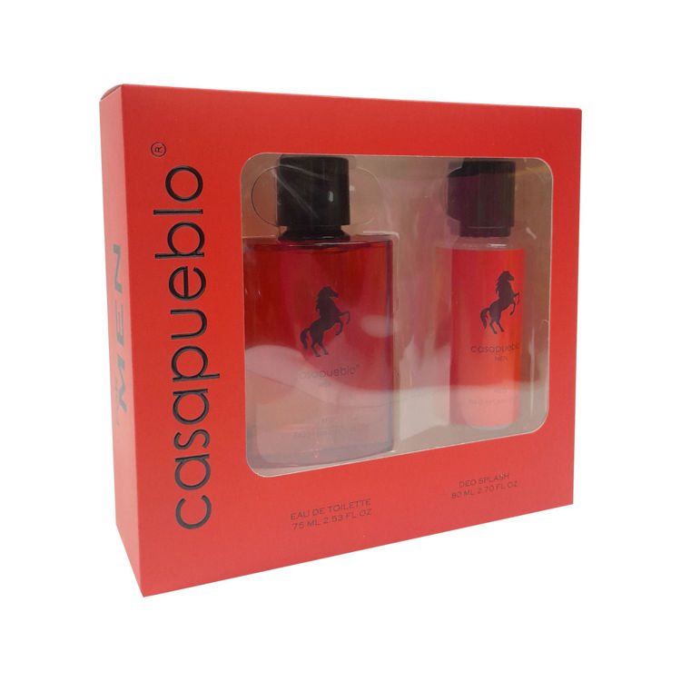 Imagen de Casapueblo Estuche Wild Red Perfume De Hombre 75 ml + Deo Splash