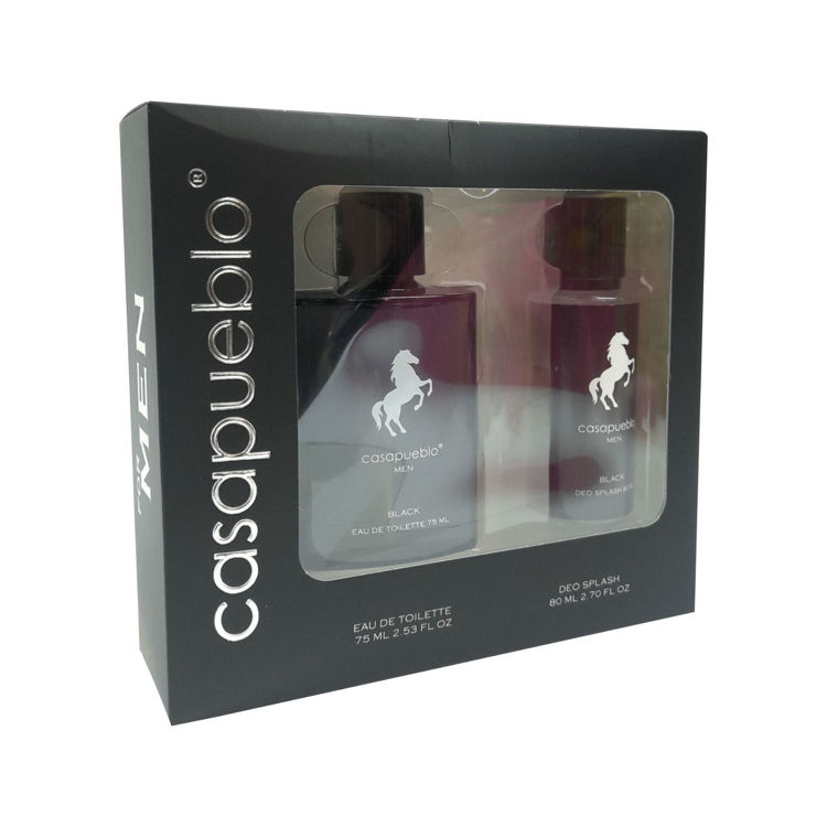 Imagen de Casapueblo Wild Estuche Black Perfume De Hombre 75 ml + Deo Splash