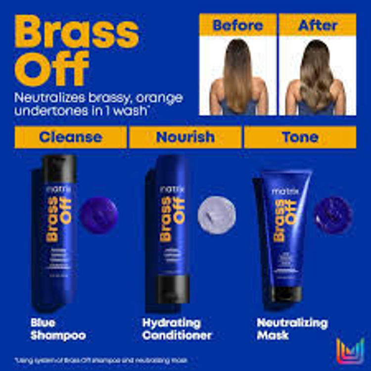 Imagen de Matrix Total Results Brass Off Shampoo 300 ml