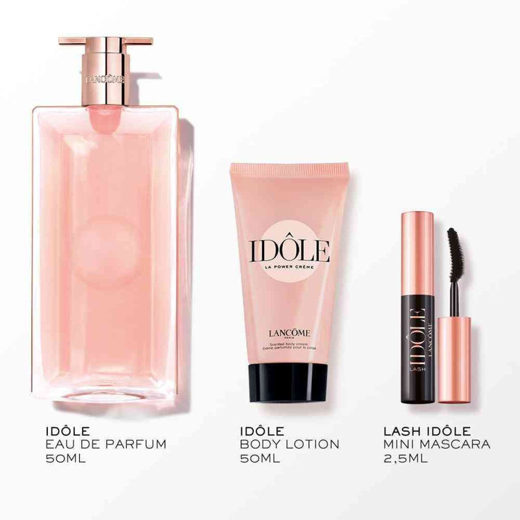 Imagen de Estuche  Lancôme Idôle Perfume De Muje 50 Ml + Body Cream + Máscara De Pestañas