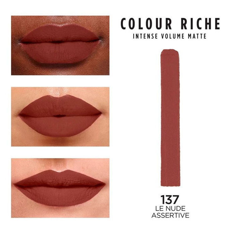 Imagen de L'Oreal Paris Labial  Voluminous Matte Le Nude Assertive 137
