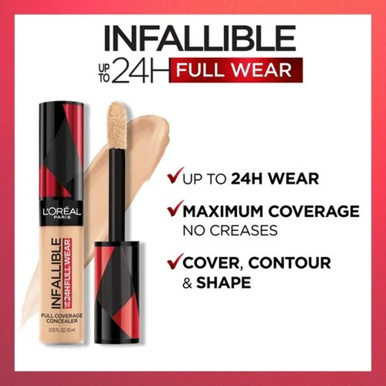 Imagen de L'Oréal Paris Infallible Corrector De Ojeras Liquido Full Wear  - 375 Latte