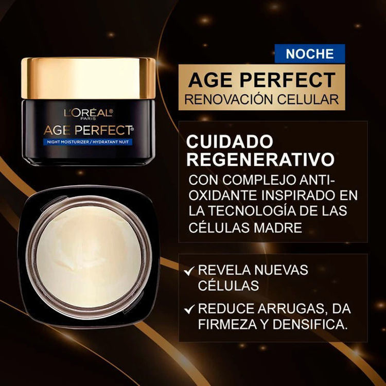 Imagen de L'Oréal París  Pack Age Perfect Renovación Celular Crema Hidratante Día FPS25 50ml + Noche 50ml + LATA DE REGALO