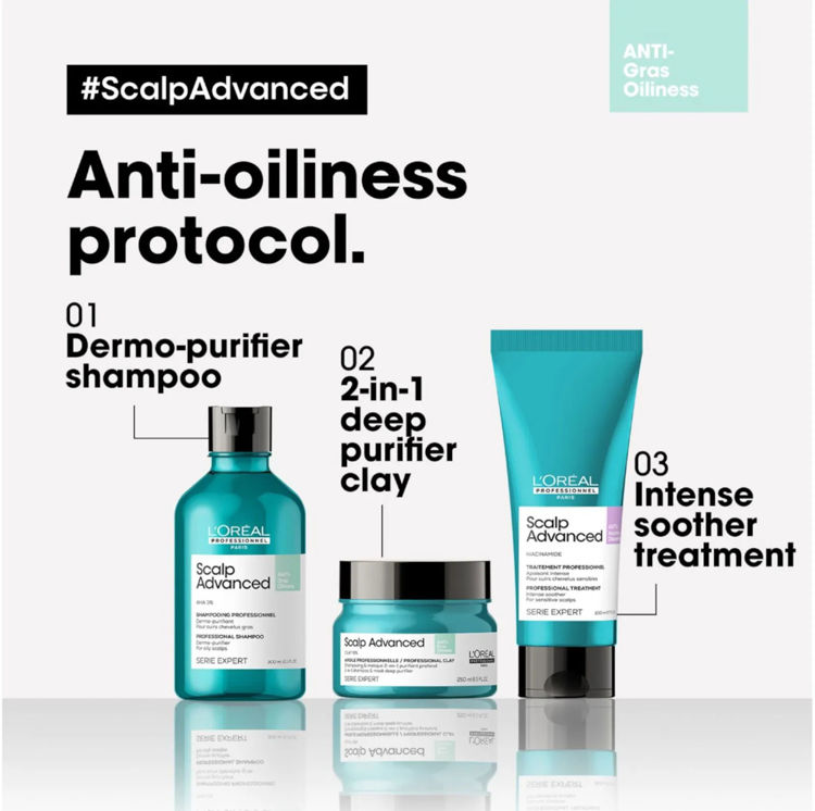 Imagen de L'Oréal Professionnel Expert Scalp Advanced Antigrasa Shampoo 500 ml