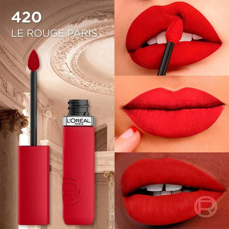 Imagen de L'Oréal París Labial Infallible Le Matte Resistance - 420 Le Rouge Paris
