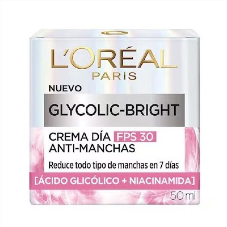 Imagen de L'Oreal París  Crema Día Glycolic Bright con FPS30 50ml