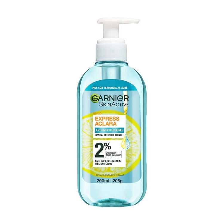 Imagen de Garnier Express Aclara Skin Active Gel Limpiador  Anti-Imperfecciones 200 ml
