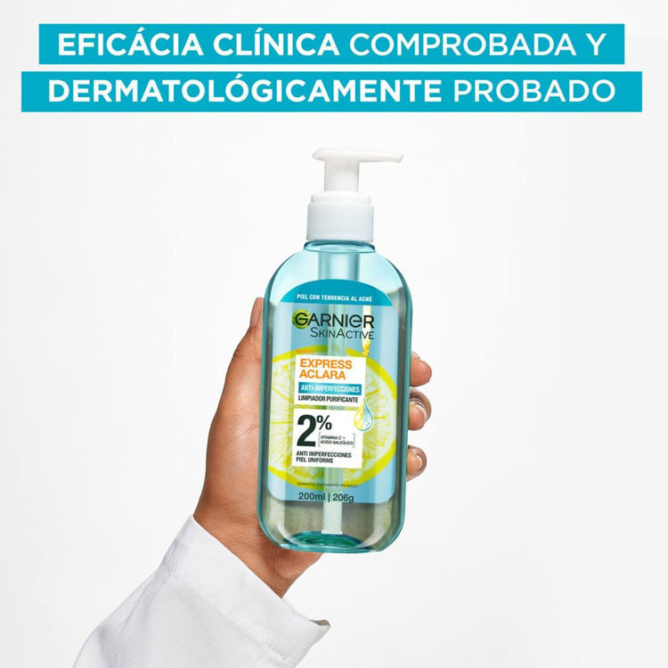 Imagen de Garnier Express Aclara Skin Active Gel Limpiador  Anti-Imperfecciones 200 ml