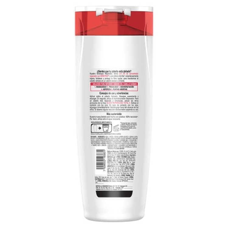 Imagen de L'Oreal Paris Shampoo Elvive  Reparacion Total 5+ Keratin 200 ml