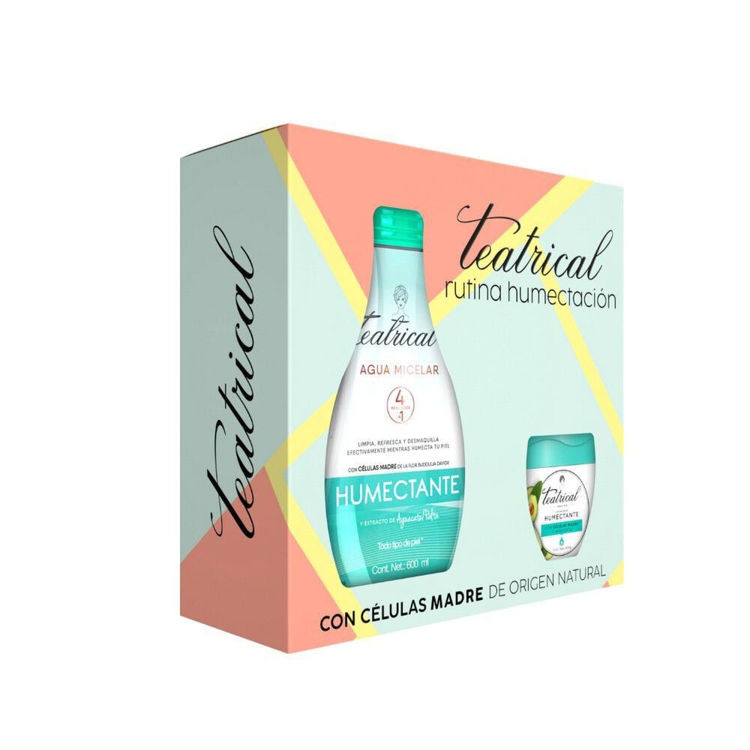 Imagen de Pack Teatrical Crema Humectante 100 gr + Agua Micelar  600 ml
