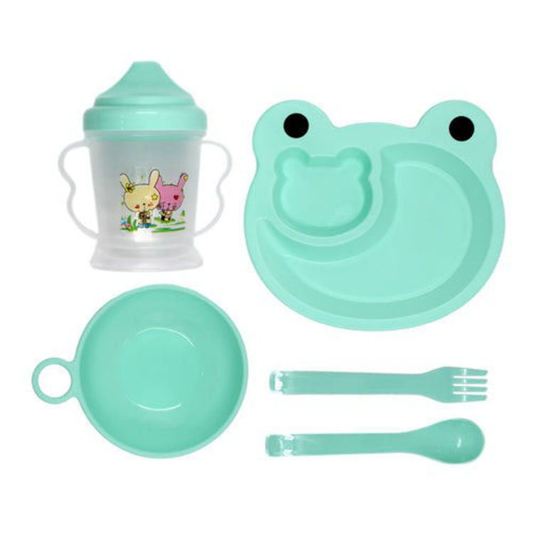 Imagen de Set de Vajilla para Niños con Diseño de Rana